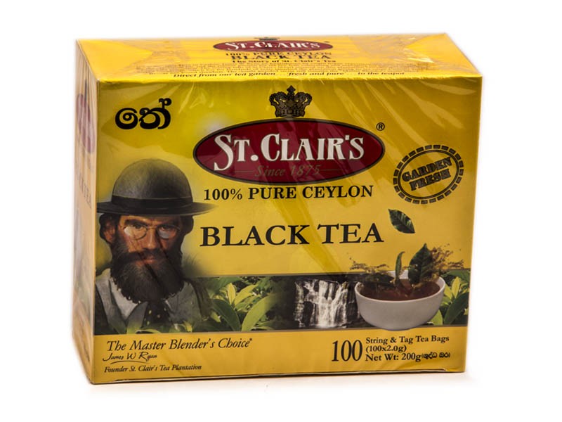 TEA BLACK 100*2 (200 GR) ST.CLAIRS