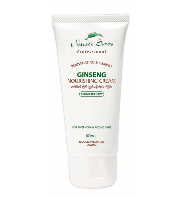 Face cream nourishing "Ginseng" 100 ml "Professional" nature's Secrets, Sri Lanka