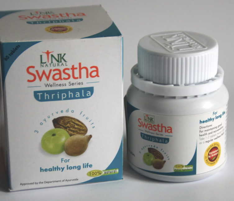 Комплекс THRIPHALA (Трифала) SWASTHA на основе фруктов, Link Natural, Sri Lanka