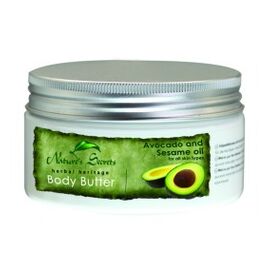 Body butter Avocado And Sesame Oil "Herbal Heritage" 200 ml, Natures Secrets, Sri Lanka