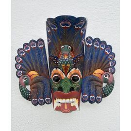 Masks made of hand-made wood 10 inches, Sri Lanka